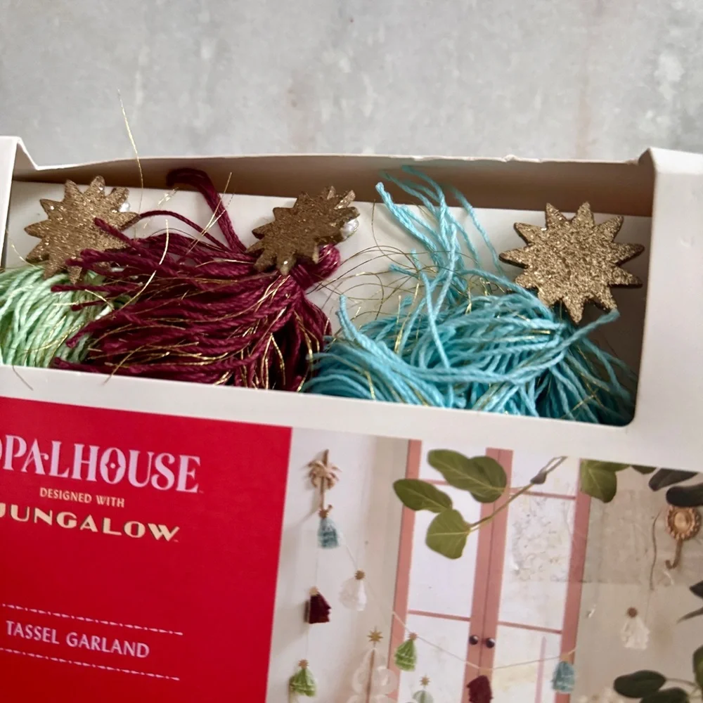 NWT Opalhouse Tassel 6ft Garland - Multicolor